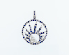 Blue sapphire and diamond pendant Blue sapphire and diamond pendant