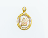 Buddha and diamond pendant