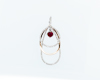 Ruby and diamond pendant Ruby and diamond pendant