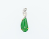 Jadeite (type-A) and diamond pendant Jadeite (type-A) and diamond pendant