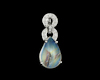 Moon stone and diamond pendant Moon stone and diamond pendant