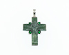 Jadeite (type-A) carving and garnet pendant