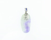 Jadeite (type-A) carving and blue sapphire pendant Jadeite (type-A) carving and blue sapphire pendant