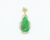 Jadeite (type-A) and diamond pendant Jadeite (type-A) and diamond pendant