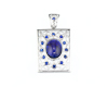 Blue sapphire pendant