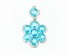 Apatite and diamond pendant Apatite and diamond pendant