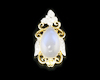 Moon stone and diamond pendant Moon stone and diamond pendant
