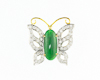 Jadeite (type-A) and diamond pendant Jadeite (type-A) and diamond pendant