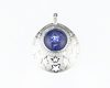 Blue star sapphire and diamond pendant Blue star sapphire and diamond pendant