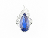 Kyanite and diamond pendant Kyanite and diamond pendant