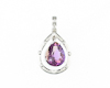 Ametrine and diamond pendant