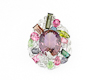 Ametrine, tourmaline and diamond pendant Ametrine, tourmaline and diamond pendant