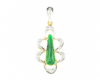 Jadeite (type-A) and diamond pendant Jadeite (type-A) and diamond pendant