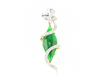 Jadeite (type-A) and diamond pendant Jadeite (type-A) and diamond pendant