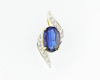 Kyanite and diamond pendant Kyanite and diamond pendant