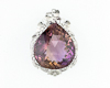 Ametrine and diamond pendant