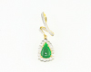 Jadeite (type-A) and diamond pendant Jadeite (type-A) and diamond pendant