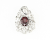 Garnet and diamond pendant Garnet and diamond pendant