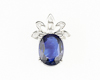 Kyanite and diamond pendant Kyanite and diamond pendant