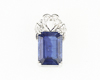 Kyanite and diamond pendant Kyanite and diamond pendant