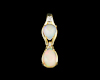 Opal and diamond pendant Opal and diamond pendant