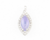 Jadeite (type-A) and diamond pendant Jadeite (type-A) and diamond pendant