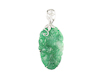 Jadeite (type-A) and diamond pendant Jadeite (type-A) and diamond pendant