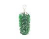 Jadeite (type-A) and diamond pendant Jadeite (type-A) and diamond pendant