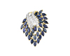 Blue sapphire and diamond pendant Blue sapphire and diamond pendant