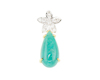 Emerald and diamond pendant Emerald and diamond pendant