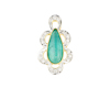 Emerald and diamond pendant Emerald and diamond pendant