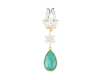 Emerald and diamond pendant Emerald and diamond pendant