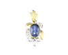 Kyanite and diamond pendant Kyanite and diamond pendant
