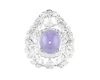 Jadeite (type-A) and diamond pendant Jadeite (type-A) and diamond pendant