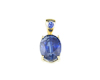 Kyanite and blue sapphire pendant Kyanite and blue sapphire pendant