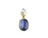 Kyanite and diamond pendant Kyanite and diamond pendant