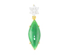 Jadeite (type-A) and diamond pendant Jadeite (type-A) and diamond pendant