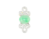 Jadeite (type-A) and diamond pendant Jadeite (type-A) and diamond pendant