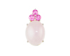Jadeite (type-A) and sapphire pendant Jadeite (type-A) and sapphire pendant