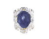 Blue sapphire and diamond pendant Blue sapphire and diamond pendant