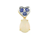 Opal and blue sapphire pendant Opal and blue sapphire pendant