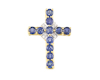 Blue sapphire and diamond pendant Blue sapphire and diamond pendant