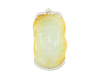 Jadeite (type-A) carving and diamond pendant Jadeite (type-A) carving and diamond pendant