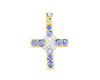 Blue sapphire and diamond pendant Blue sapphire and diamond pendant
