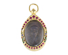 Buddha and ruby pendant