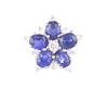 Blue sapphire and diamond pendant Blue sapphire and diamond pendant