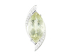 Quartz and cubic zirconia pendant Quartz and cubic zirconia pendant