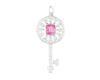 Rubellite and diamond pendant Rubellite and diamond pendant