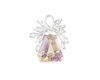 Ametrine and diamond pendant