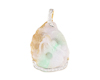 Jadeite (type-A) carving and diamond pendant Jadeite (type-A) carving and diamond pendant